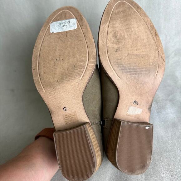 SEYCHELLES Anthropologie Snare Tan Leather Ankle Booties 6.5 - Picture 7 of 7